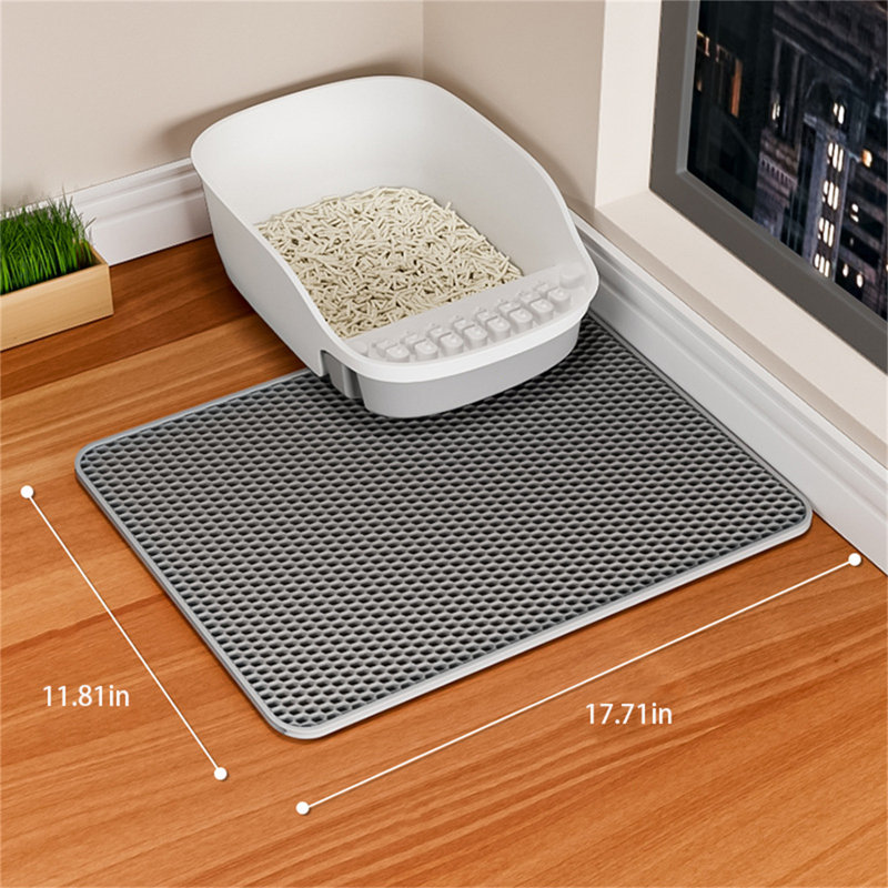 Tapis de fumier à double couche, H 0,3 po x l 17,71 po x P 11,81 po