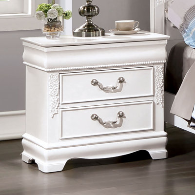 Milbern 24'' W Solid Wood Nightstand