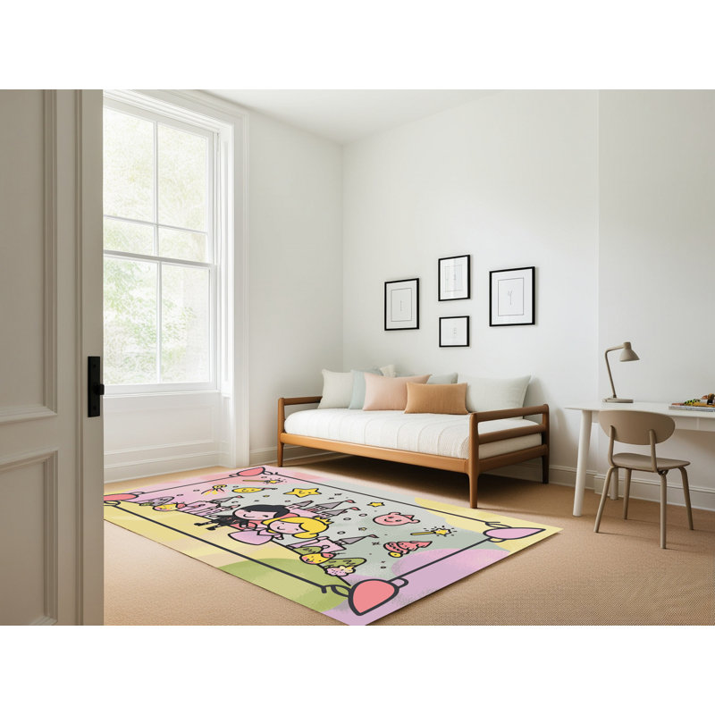 Tapis fantaisie East Urban Home, Tapis de couloir 2 pi x 4 pi