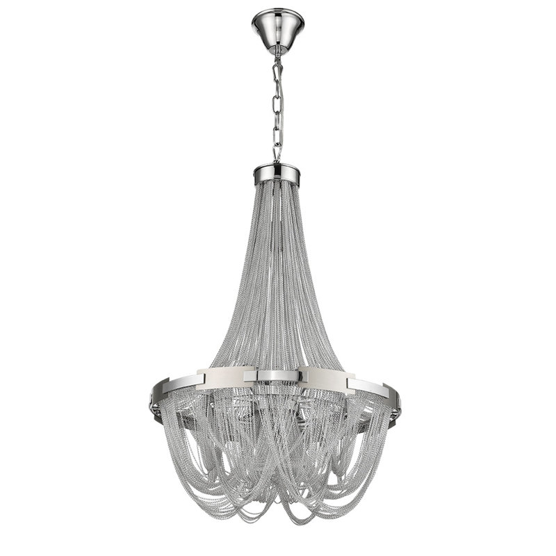 Eanes 6 - Light Chandelier, Sliver