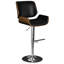 Tabouret de bar réglable Mid-Century rembourré Dixie