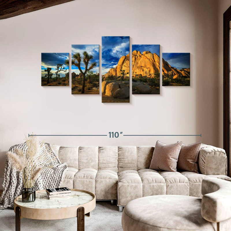 Joshua Tree Park Old Woman Rock, H 42 po x l 92 po