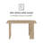 Folkes 56" Rectangular Solid Wood Writing Desk-326817568
