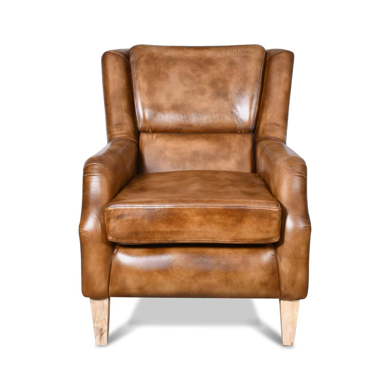Burtine Upholstered Armchair, Brown