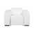 White Genuine Leather