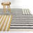 Leiarna Charcoal Modern Striped Area Rug-1358204462