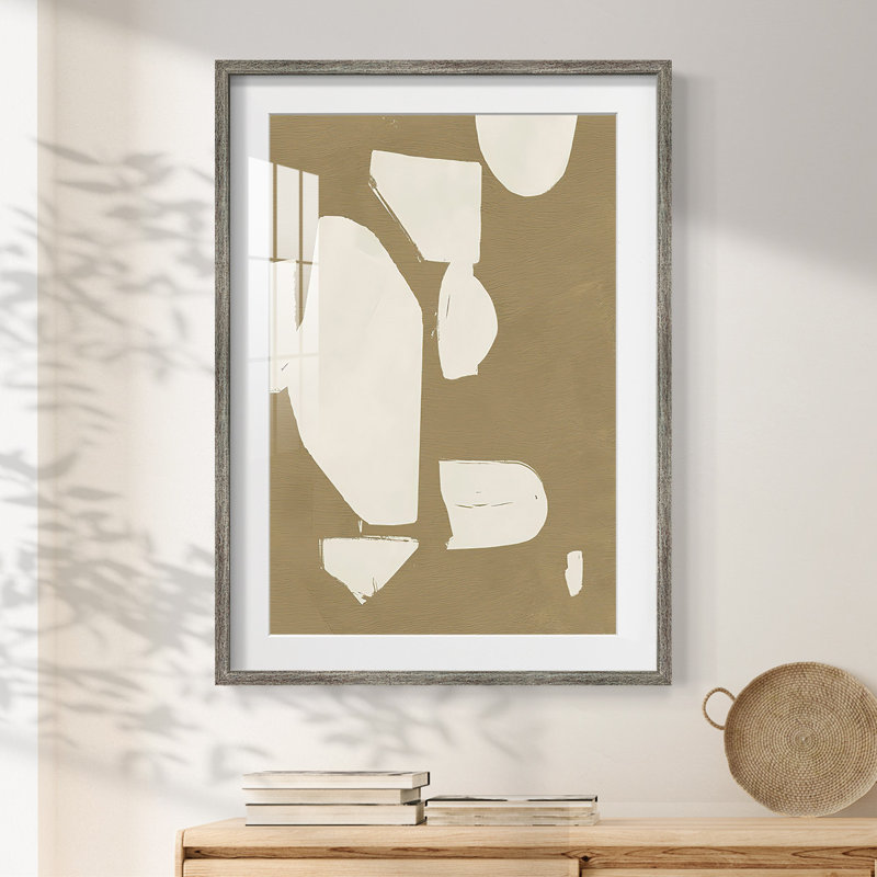 Chunky Abstract Art Gallery, Vieilli, H 28,5 po x l 20,5 po