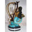 Statue Heng Mermaid Play Harp