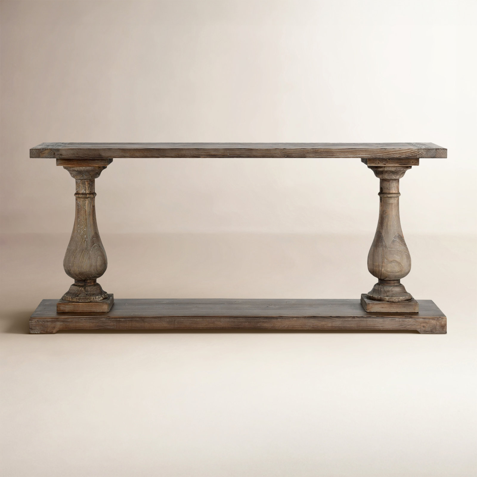 Farrer 71" Console Table, Rustic Brown