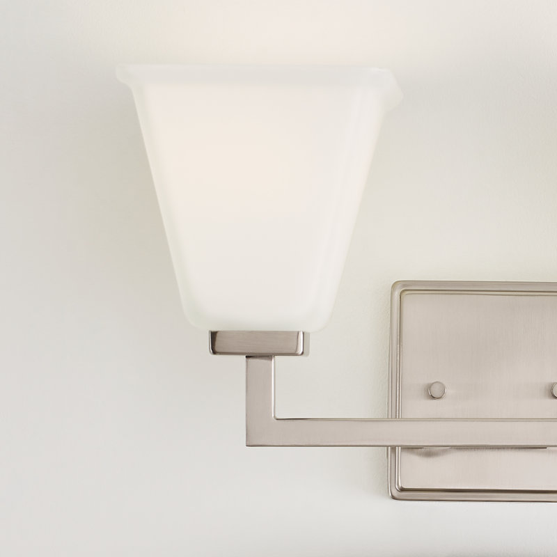 Ellis Harper Two Light Bath from Generation Lighting , Brushed Nickel, No