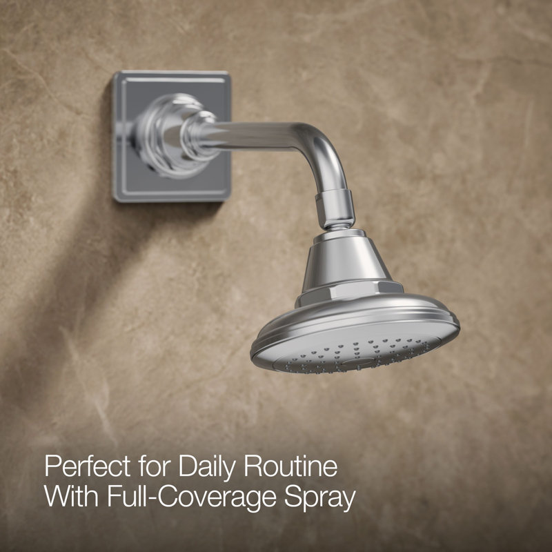 Pinstripe® Pure Rite-Temp Pressure-Balancing Bath and Shower Faucet Trim, Polished Chrome, Cross Handle