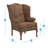 Edson Upholstered Wingback Chair-1670153884