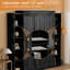 Lit escamotable Murphy avec tablettes de rangement-1347650908-1347650910
