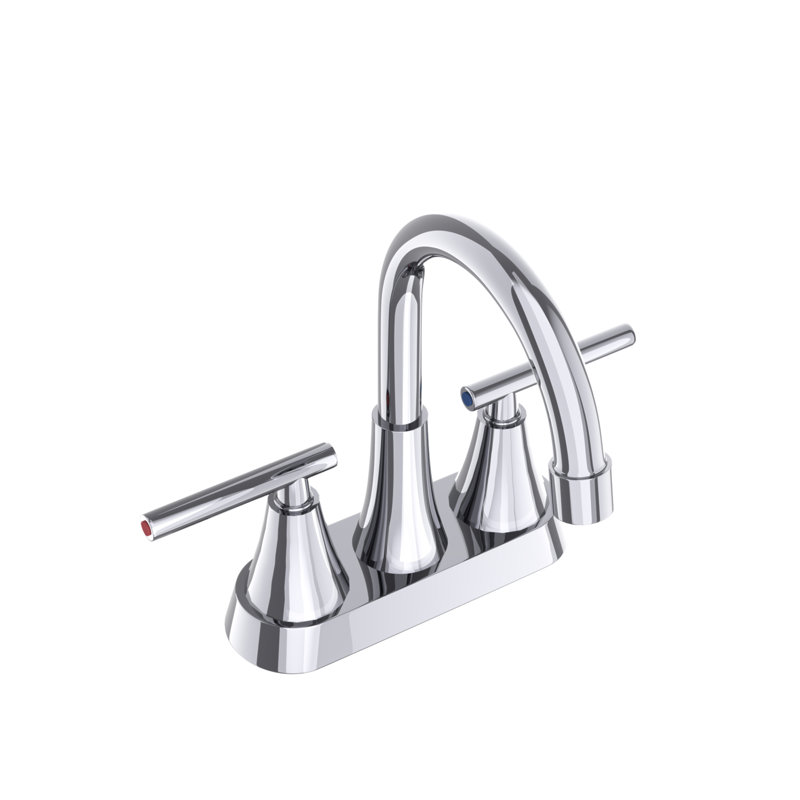 Robinet de lavabo de salle de bain à 2 poignées 7,82 po certifiées CUPC par Twowa Home