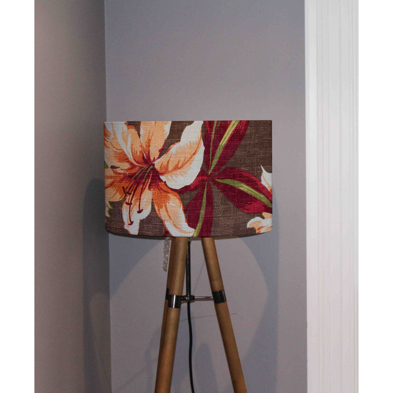 Cotton Drum Lamp Shade ( Uno ), 25cm H x 40cm W x 40cm D