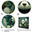 Mignon enfant panda, art mural animal panda-734634578-734634571