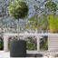 Concrete Effect Square Planter, Frostproof Reinforced Stone Outdoor Plant Pot, Garden Planter Box with Drainage Holes-517476287-517475466