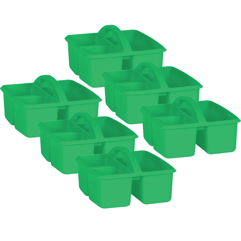 Ensemble de rangement de chevet en plastique avec rangement, Vert