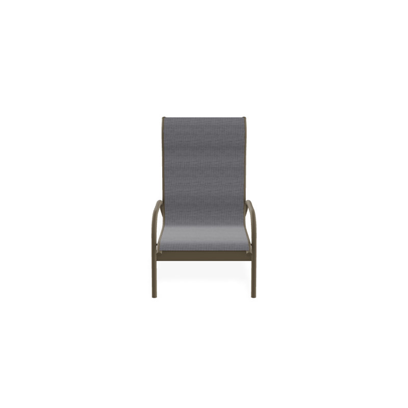 Gardenella Patio Chair, Augustine Pewter, Beachwood