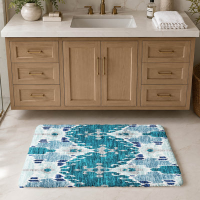 Tapis Dream Shag ADS748 Ikat lavable à la machine de qualité supérieure
