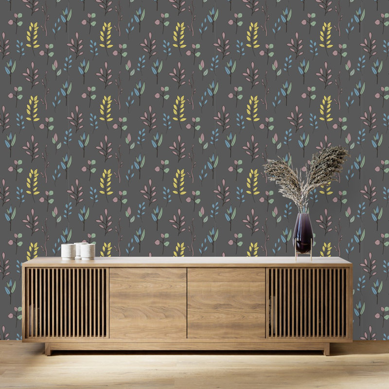 Floral Tile, 2.09' W x 10.42' L