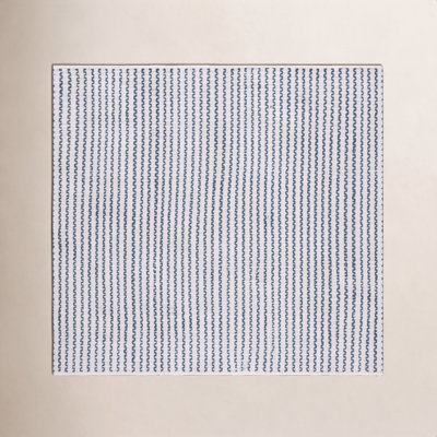 Hand-Woven Chevron Cotton Rug
