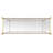 48'' Glass Top Console Table