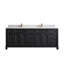 Boîte de rangement de 84 po Jenniferlynn X P 22 po Meuble-lavabo double D-475401383