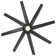 Roboto XL Indoor/Outdoor 8-Blade Smart Ceiling Fan 70" with 3000 LED Light Kit and Remote Control, Works With Alexa and iOS or Android App