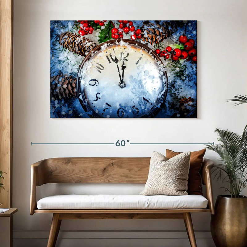Minutes jusqu'à Noël, H 32 po x l 48 po