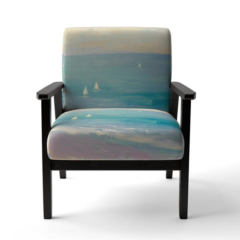 From The Shore - Chaise rembourrée d'appoint nautique et de plage