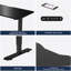 Bureau électrique à hauteur réglable de 55 po x 24 po pour bureau à hauteur réglable pour la maison et le bureau-1441181006
