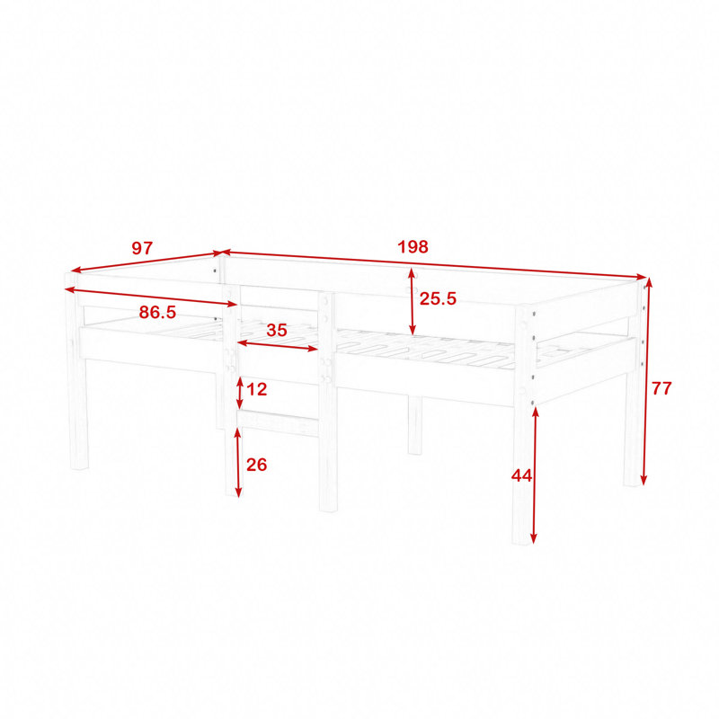 Arushad Daybed, 90cm x 190cm