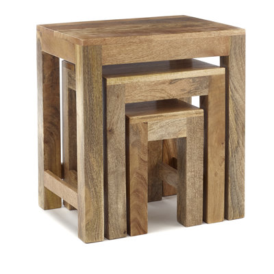 Evelyn Solid Wood Nesting Tables