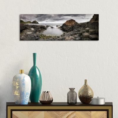 The Giants Causeway by Yolanda Romero Angueira - Wrapped Canvas Panoramic Print