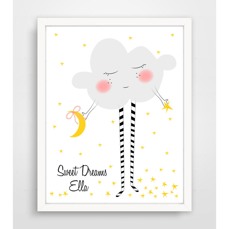 Impression sur papier personnalisée Sweet Dreams Cloud, Oui