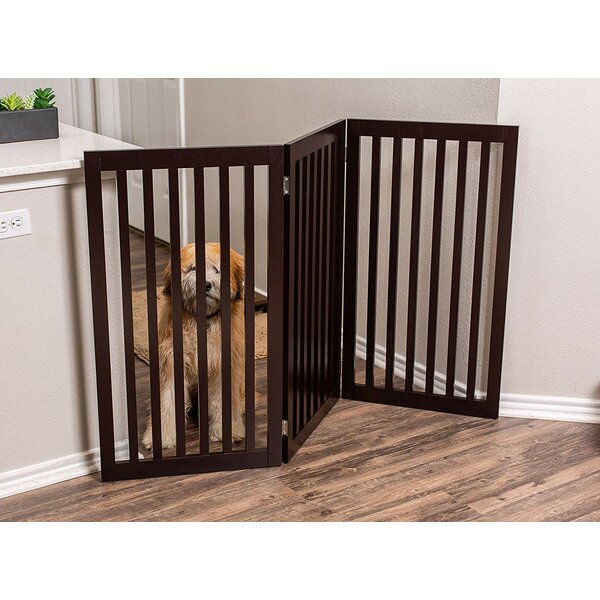 BirdRock Home Wood Free Standing Pet Gate - Wayfair Canada