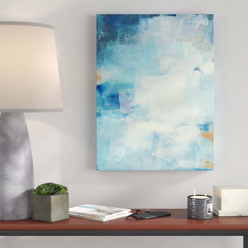 « kenning i », peinture sur toile tendue, H 60 po x l 40 po x P 1,5 po