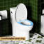 Toilette 1,28 po, siège allongé, siège confortable à hauteur ajustable, chasse d'eau à fermeture en douceur, chasse d'eau 1000 g, modèle 003S
