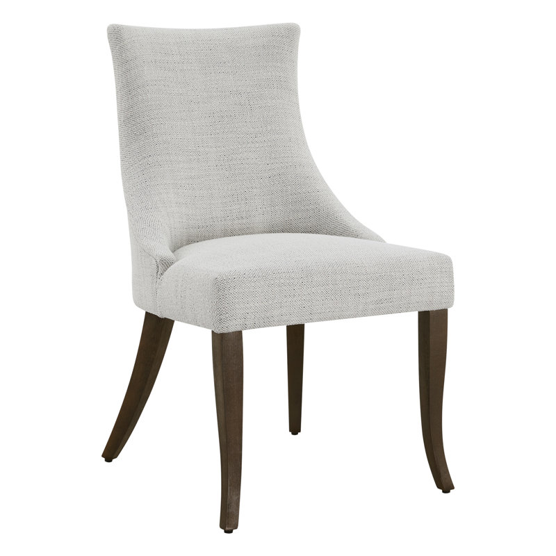 Chaises de salle à manger rembourrées Etna, Blanc prestige
