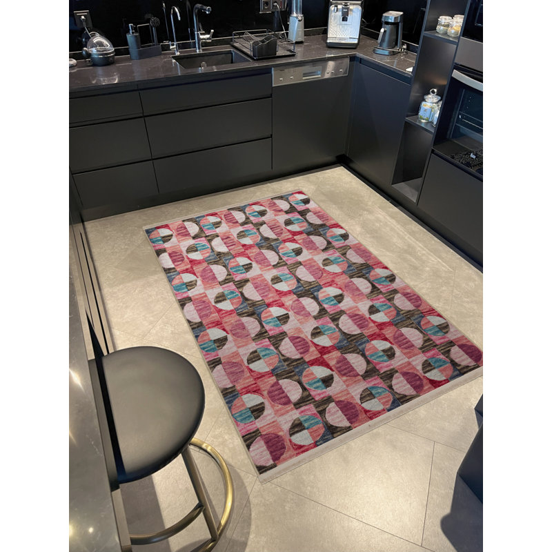 Tapis rectangulaire Xaven, Tapis de couloir 3 pi 4 po x 8 pi 3 po