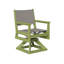 Berlin Gardens Mayhew Sling Swivel Rocker Dining Chair-121829567-121829566