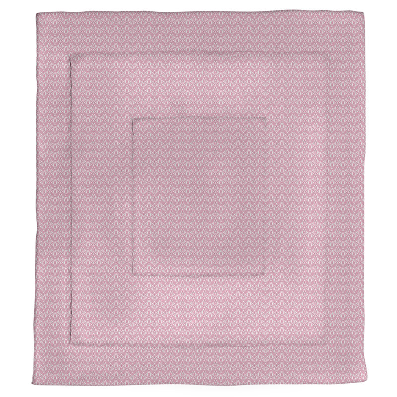 Édredon simple réversible Art déco Katelyn Elizabeth, Édredon très grand, Rose