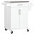 Taunton Rolling Kitchen Island with Stainless Steel Top,wood-905268128