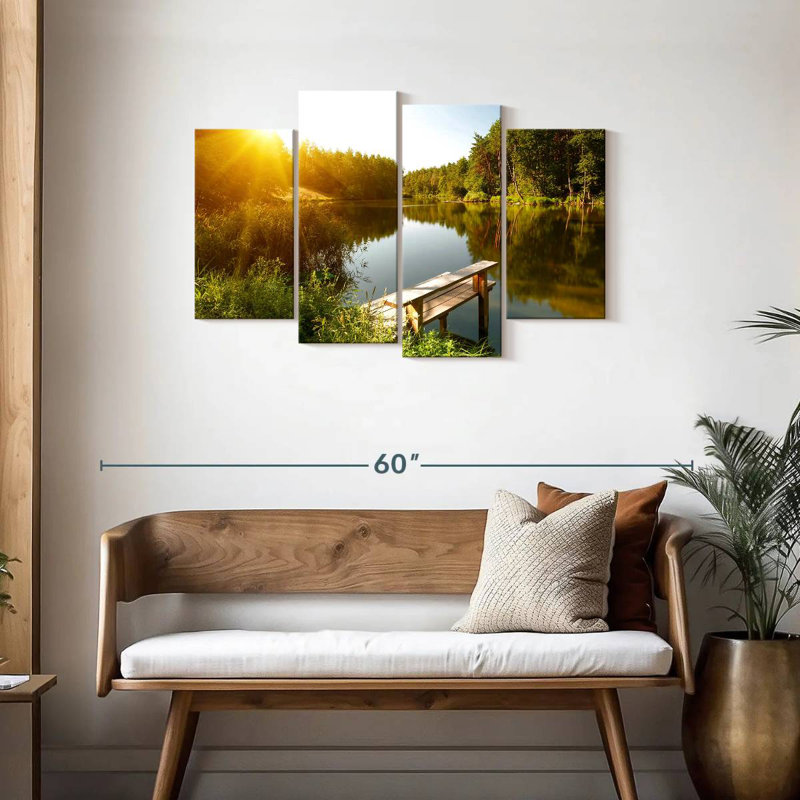 Alvord Serene Forest Lake, 27'' H x 43'' W