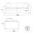  84'' Upholstered Sofa with Solid Wood Legs-117357145