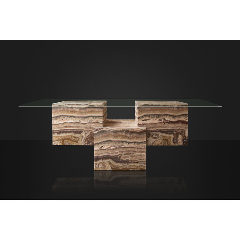 Glass Top Dining Table
