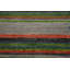 Tapis indien rayé en laine de style Gabbeh 5 x 10