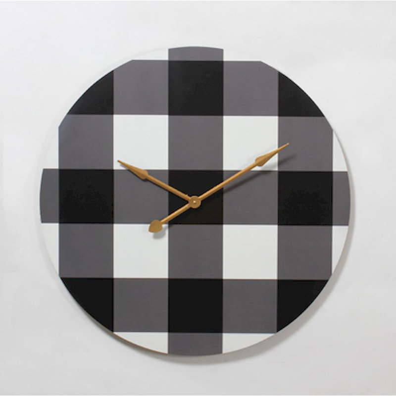 Horloge murale surdimensionnée 36,02 po Yousaf