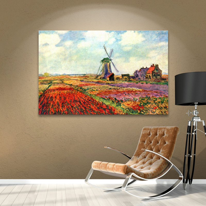 Miko " Windmill " by Claude Monet, 36" H x 48" W
